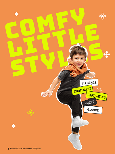 Let your kids embrace the joy of style and coziness! banner challenge design graphic design poster design