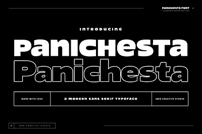 Panichesta – A Modern Sans Serif Typeface panichesta font