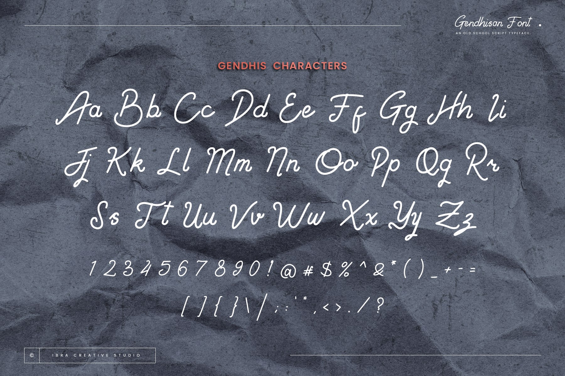 Gendhisan An Old School Script Typeface by Ibra Creative on Dribbble