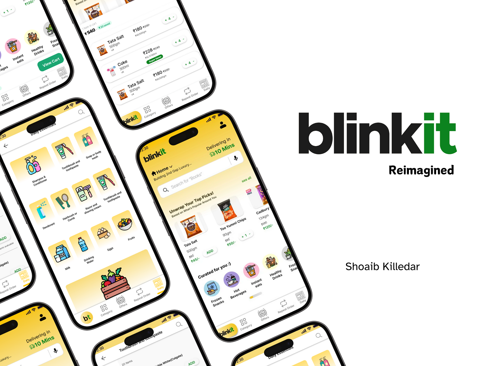 Blinkit Reimagined By Ux Shoaib On Dribbble