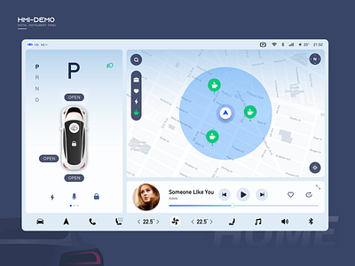 UI/UX HMI Concept Dashboard Interface Automotive Car NAV adas auto auto design auto ui auto ux car ui dashboard hmi hmi design hmidesign light light ui nav ui ui uiux