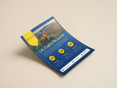 Travel Agency A4 Flyer Template a4 flyer banner banner design flyer flyer design flyer template graphic design poster poster design travel agency travel agency a4 flyer travel agency flyer