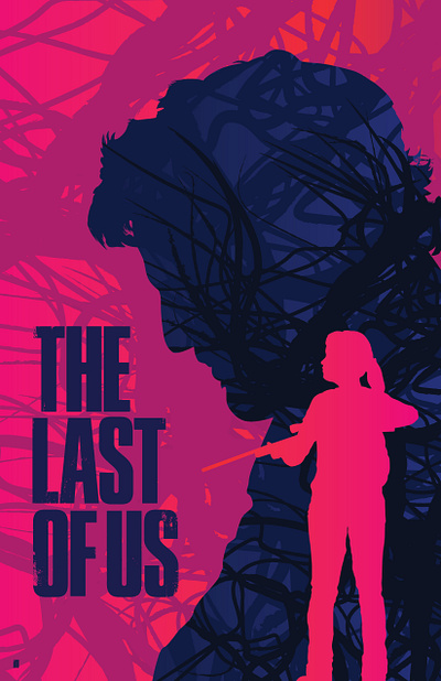 The Last of Us color theory design graphic design ill illustration illustrator layout poster design vector