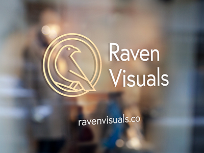 Raven Visuals | Brand Collateral bird branding lens logo raven visual identity