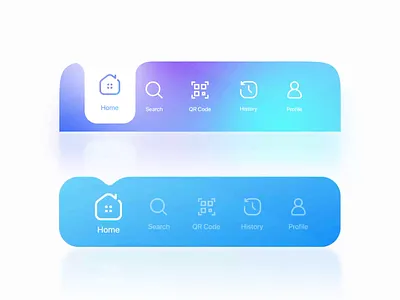 Menu Bar Animation Design animation app design bottom navigation interaction menu menu bar menu bar animation mobile app mobile navigation motion graphics navigation navigation menu tab tab bar ui design