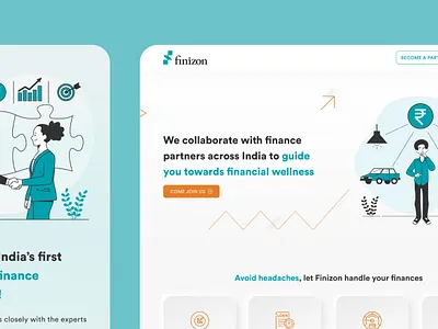 Finizon | Wilson Wings 3d animation brand branding design graphic design motion graphics ui ux website