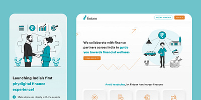 Finizon | Wilson Wings 3d animation brand branding design graphic design motion graphics ui ux website