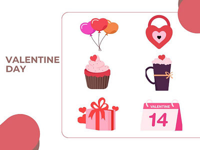 Valentine's Day Vector february gift pink red romance valentine