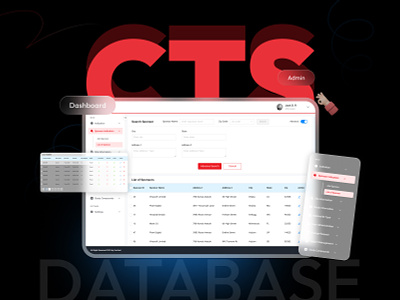 CTS Database Dashboard | UIUX figma viva design viva ux vivasoft