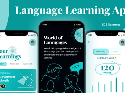 Language Translator / Language Learning App animation app apps design figma figma app figma apps figma apps ui figma kit figma prototype figma prototyping figma ui figma ui kit language app learningapp mobile apps ui ui apps uiux uiux kit