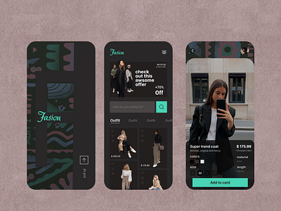 Fashion App adobe xd animation app apps ui design fashion kit fashion ui app figma figma app figma apps figma kit figma ui kit mobile apps mobile ui ui uiux uiux apps uiux designing xd kit xd ui kit