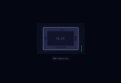 Oligarch-OX3 Monitor animation ui