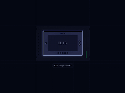 Oligarch-OX3 Monitor animation ui