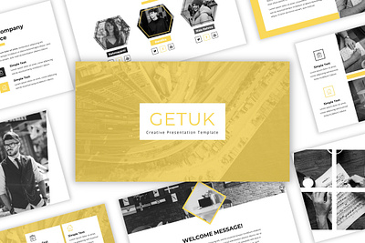 Getuk - Creative PowerPoint Template agency business company corporate creative design multipurpose portfolio powerpoint presentation simple typography unique