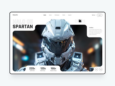 Spartan Web design page ui ux web web design web page