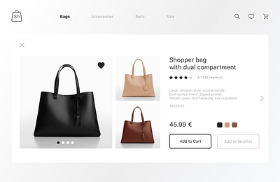 E-commerce Shop ui