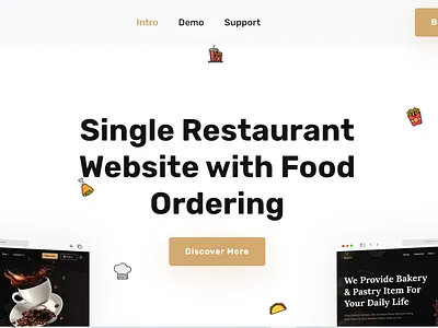 Restaurant Website Management (Food Ordering) cater event