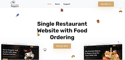 Restaurant Website Management (Food Ordering) cater event