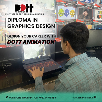 Diploma in Graphic Design Classes in Rajkot | Dott Animation graphic design ill illustration logo