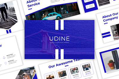 Udine - Creative PowerPoint Template agency business company corporate creative design multipurpose portfolio powerpoint presentation simple studio typography unique