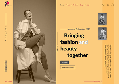 Fashion Store Website app branding design fashion graphic design illustration logo ui ux web