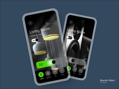 Smart Home Control Concept smart home ui ux