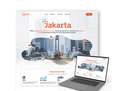 Jakarta: City of Collaboration branding logo ui