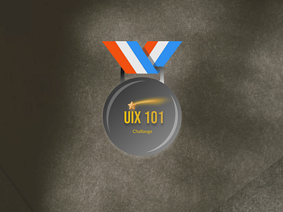 Badge - Daily UI 084 app badge dailyui84 design figma medal mobile rosette ui uix101 ux web