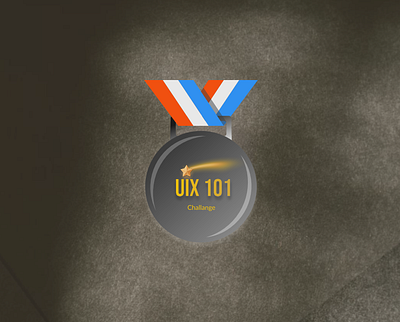 Badge - Daily UI 084 app badge dailyui84 design figma medal mobile rosette ui uix101 ux web