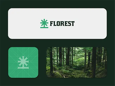 Florest - Logo Design & Visual Identity abstractlogo brand mark branding brandmark design entrepreneurship graphic design green startup illustration logo logo inspiration minimal minimalist startup ui visual identity