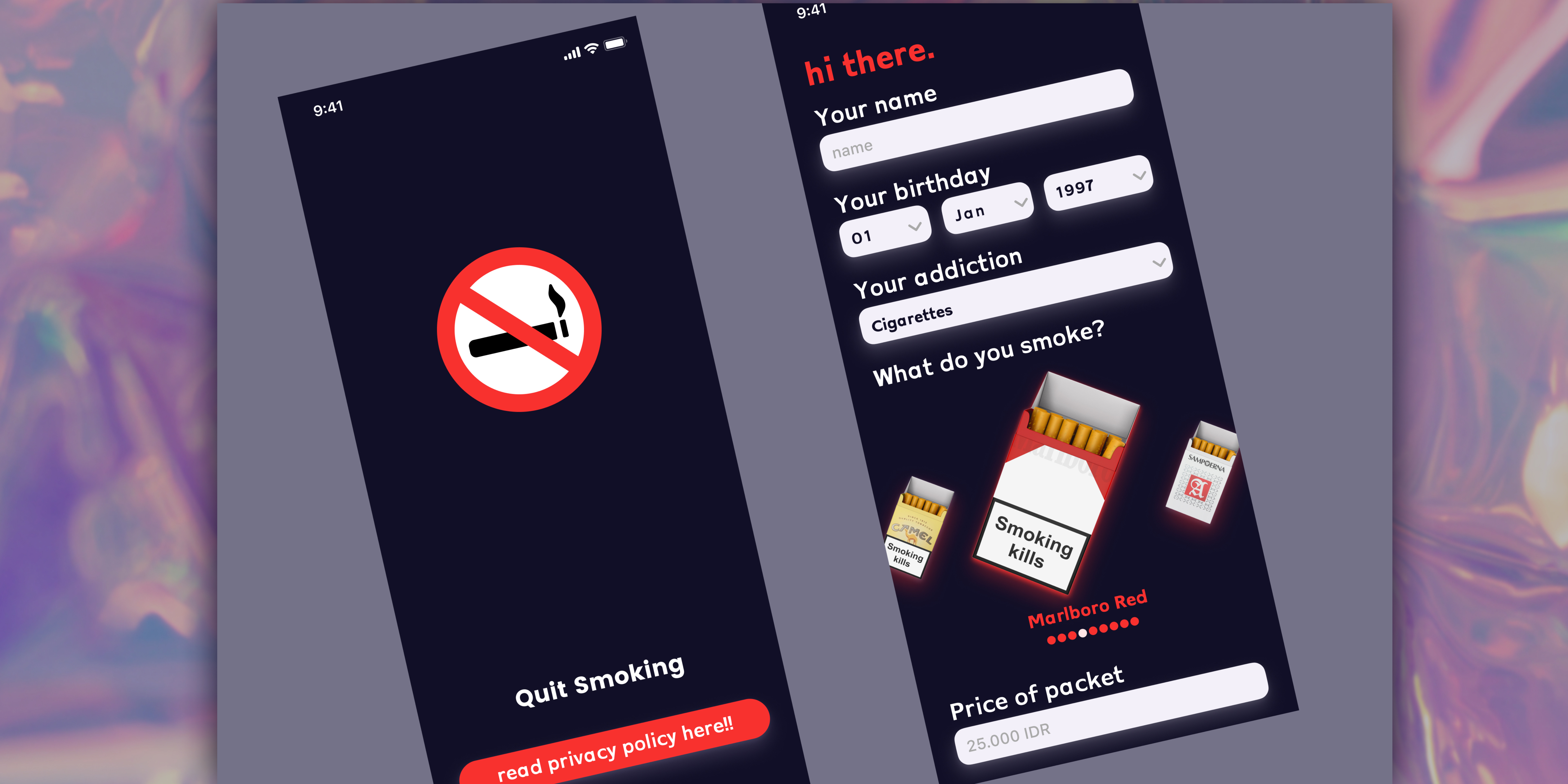 Stop Smoking App UI adobe xd design animation design figma figma apps figma apps ui figma design figma mobile app mobile app design mobile app desingn figma apss mobile app ui mobile ui kit modern ui stop smoking app stop smoking ui ui ui figma kit uiux uiux design uiux kit