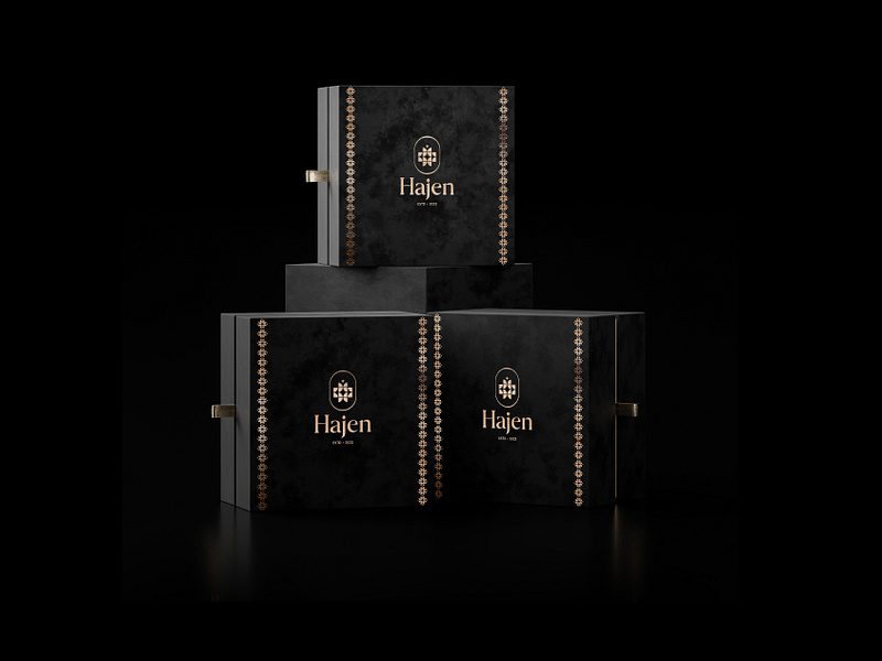 Hajen Jewelry Brand Packaging design branding graphic design jewelry brand jewelry packaging packaging packaging design