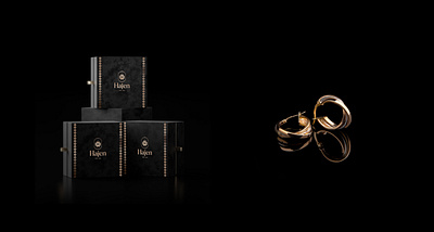 Hajen Jewelry Brand Packaging design branding graphic design jewelry brand jewelry packaging packaging packaging design