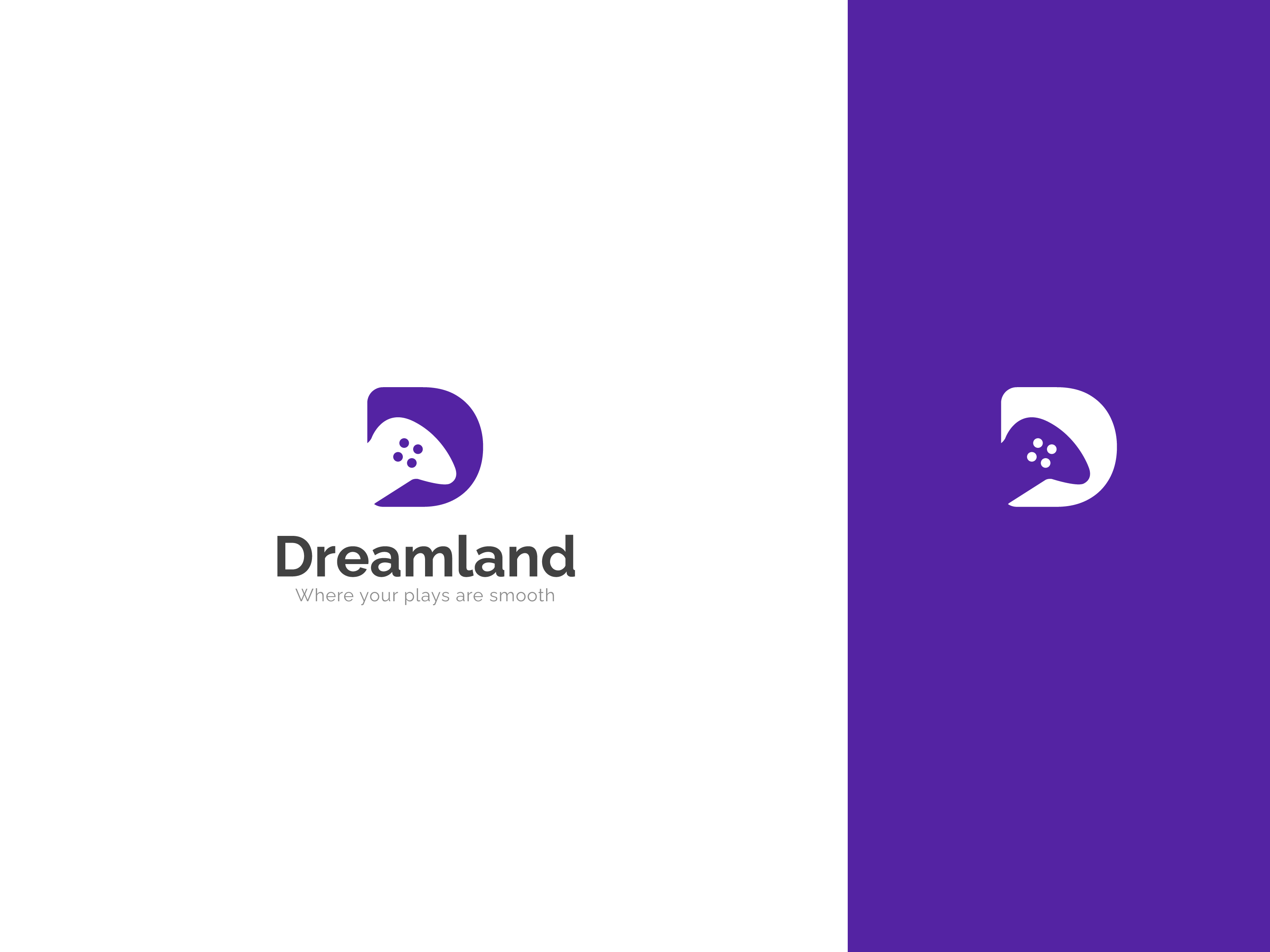 Logo, Brand identity | DreamLand Gaming store brand brand design brand identity branding games gaming gaming design logo logo design logo designer logo insperation logos