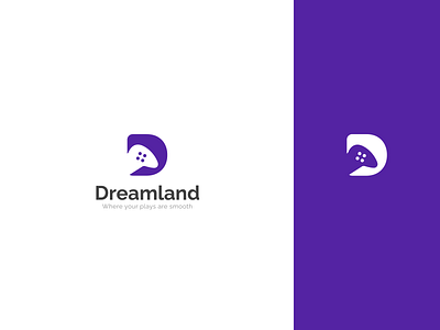 Logo, Brand identity | DreamLand Gaming store brand brand design brand identity branding games gaming gaming design logo logo design logo designer logo insperation logos