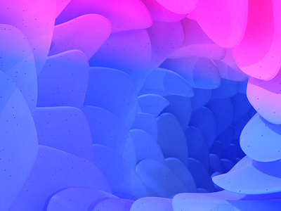 Magic dragon's scale from the inside 0_o 3d blender colorful illustration pink plastic purple render scale wallpaper