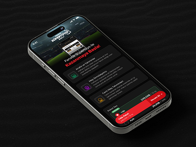 Fanatik SüperTüyo Subscription Page app branding dark app dark mode figma landing mobile app design payment subscription ui ux