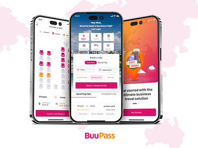 BuuPass Mobile APP and Dashboard android animation mobileapp ui uiux