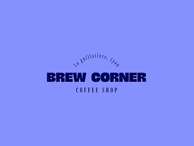 Brew Corner brand brand brand identity branddesigner branding design graphic design graphicdesigner logo logo design logotype visualidentity