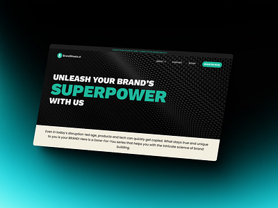 BrandShaala.ai Concept brand branding hero section home page landing page ui ui design uiux ux design