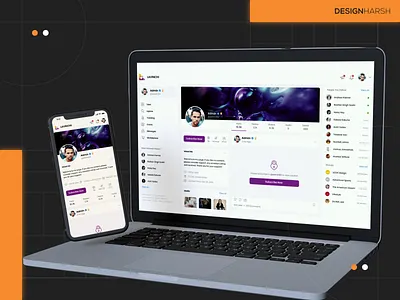 Lavinchi - Subscription based social media design mobile design mobile first design subscription platform design ui ui designer web design webapp design