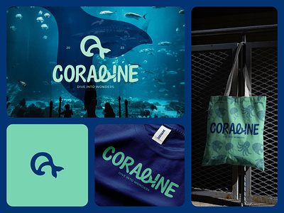 Coraline | Aquarium Brand Identity aquarium aquariumfish branddesign brandidentity branding coastal coralreef cutelogo fish fishtank graphic design honolulu logo logodesign marine marinebiology marketing mockups ocean underwater