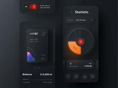 Mobile app Design | Dark Mode app design dark mobile app design mobile design ui uiux ux