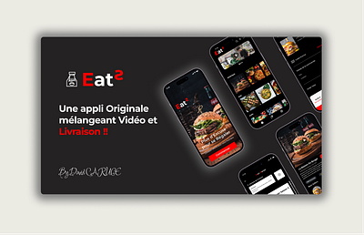 Projet artistique Eat's 3d animation branding graphic design logo motion graphics ui