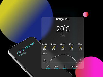Crafting a visually intuitive weather forecast app UI ui weather forcast app