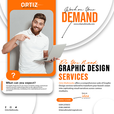 Elevate your brand with Ortiz Multimedia design graphic design illustration marketing photoshop post services socialmedia
