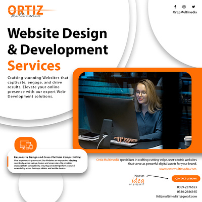 Elevate your brand with Ortiz Multimedia graphic design illustration ortizmultimedia photoshop posdesign post services webdesign