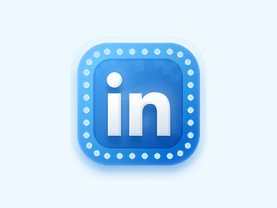 Day 15 - Linkedin 🍬 app icon branding icon illustration job finder job seeking linkedin logo mobile app social media visual design work