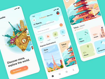 Travel App app design ios app mobile app mobile app design travel app travel app design travel app ui travel app ux ui ui design ux design