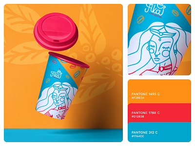 Fika | Visual ID Package 1/3 branding coffee design graphic design illustration package vector visual design